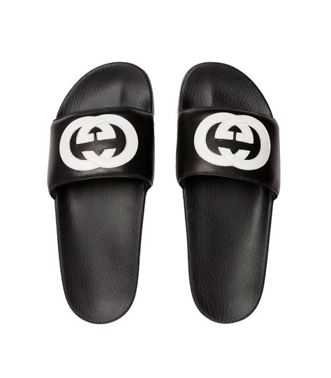 ciabatte gucci con logo gg|Ciabatte da mare e slides da uomo di Gucci .